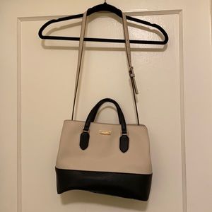 Kate Spade black and cream colored bag